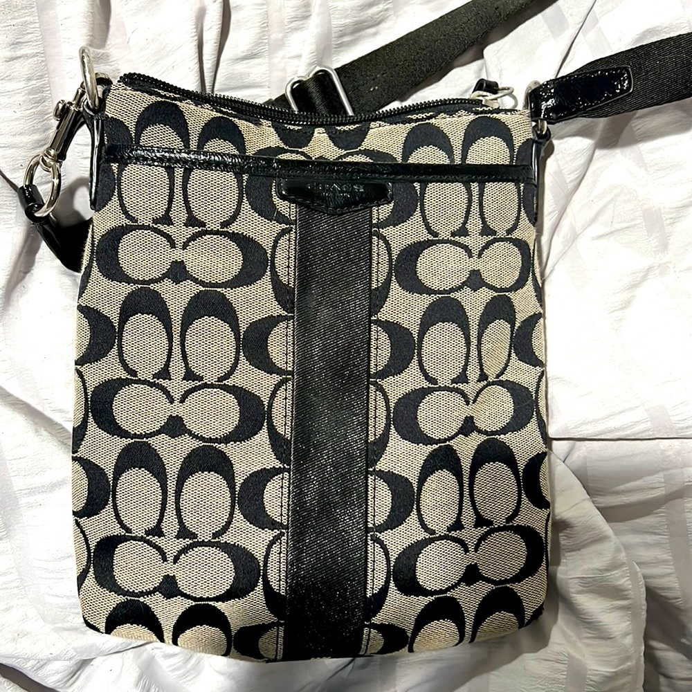 Authentic coach crossbody satchel